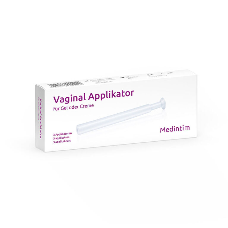 Vaginal applicator for gel or cream